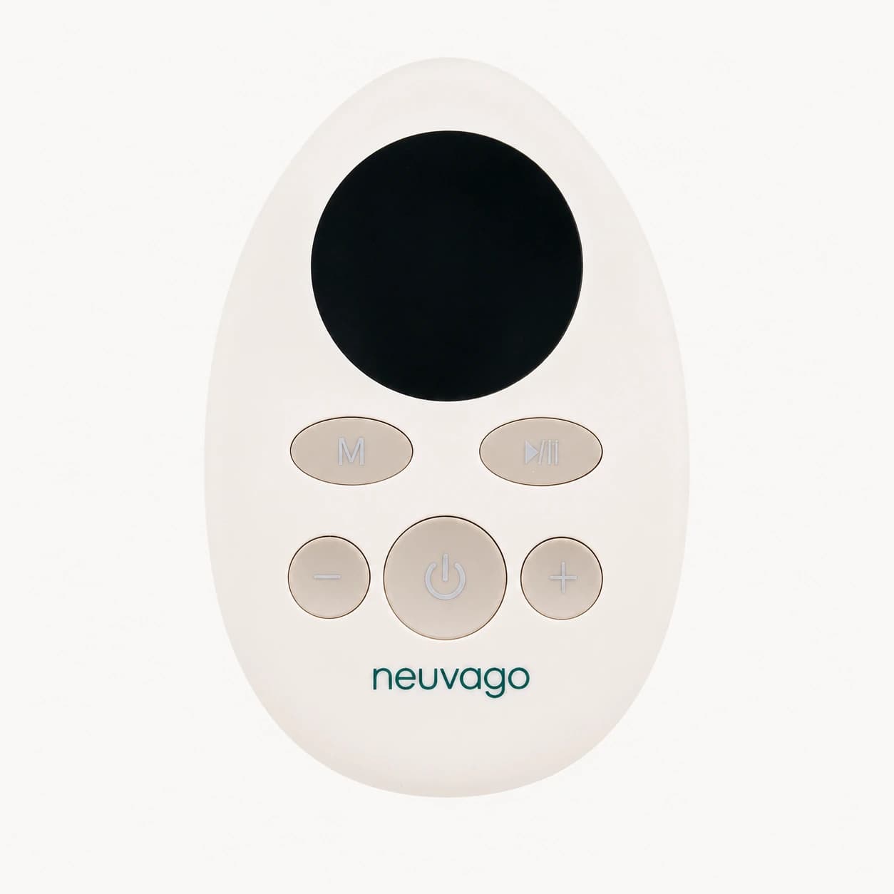 Neuvago-enheten vist forfra mot en rolig, nøytral bakgrunn.