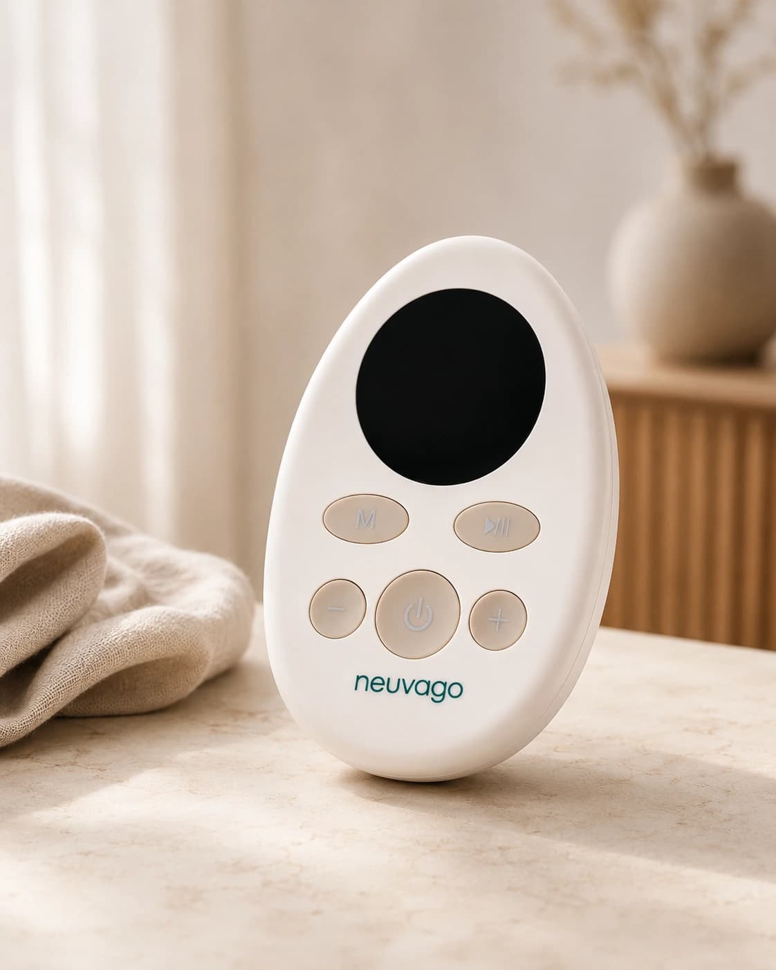 Neuvago-enheten vist i en rolig produktkomposisjon.