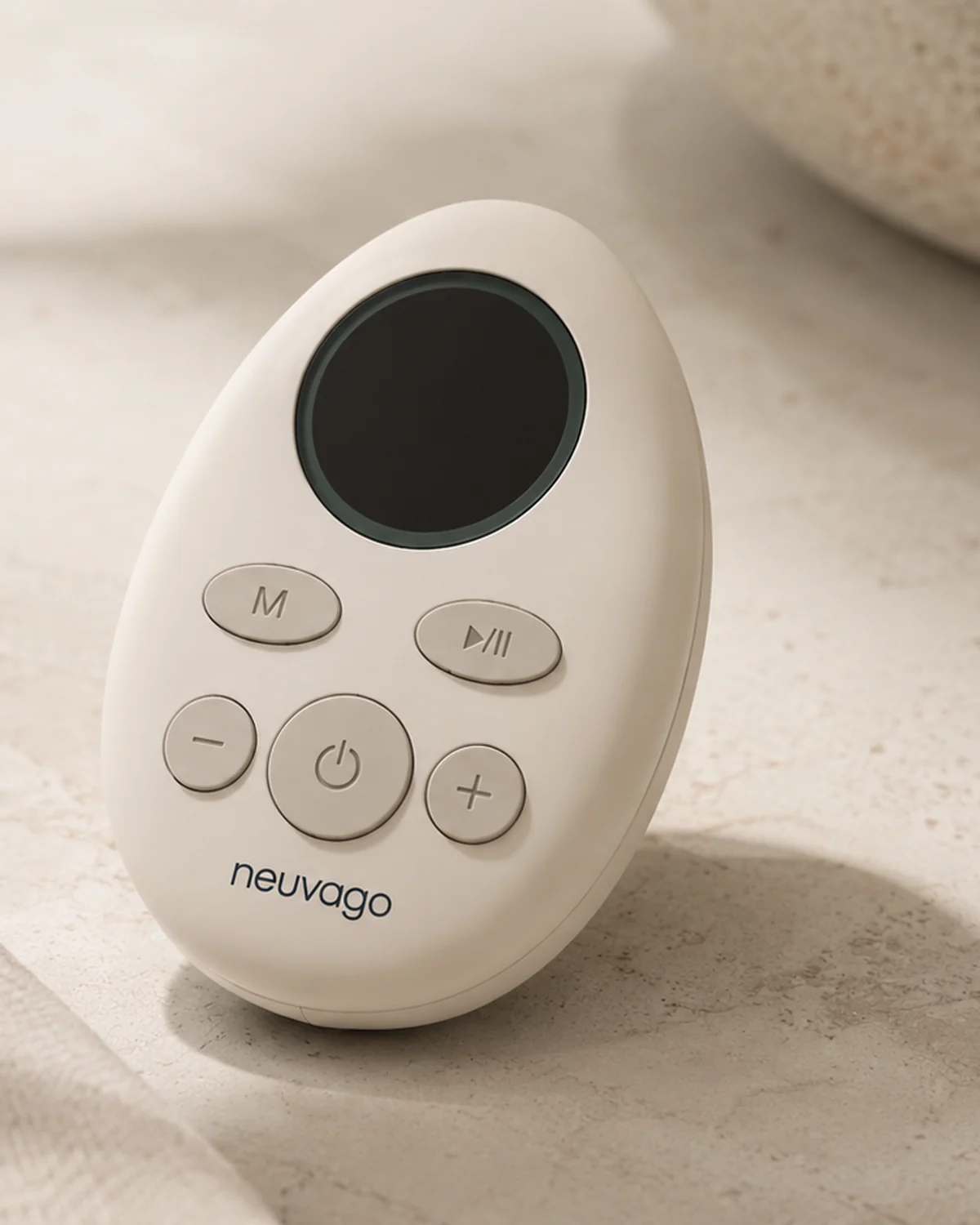 Nærbilde av Neuvago-enheten i den avsluttende mobilseksjonen.